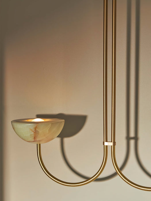 Lunaris Duo Alabaster Pendant Lamp Vakkerlight