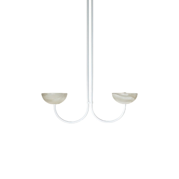 Lunaris Duo Alabaster Pendant Lamp Vakkerlight