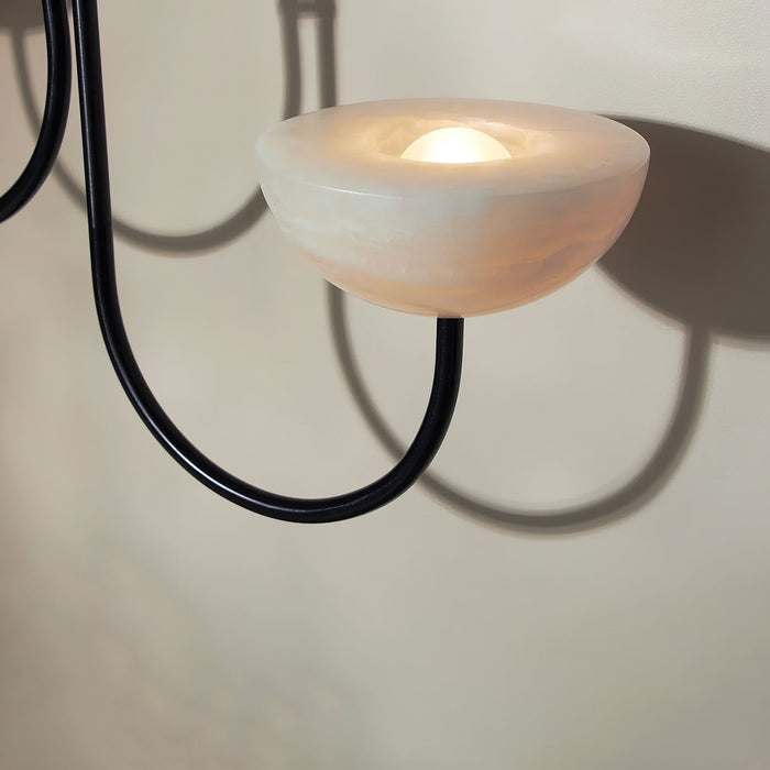 Lunaris Duo Alabaster Pendant Lamp Vakkerlight