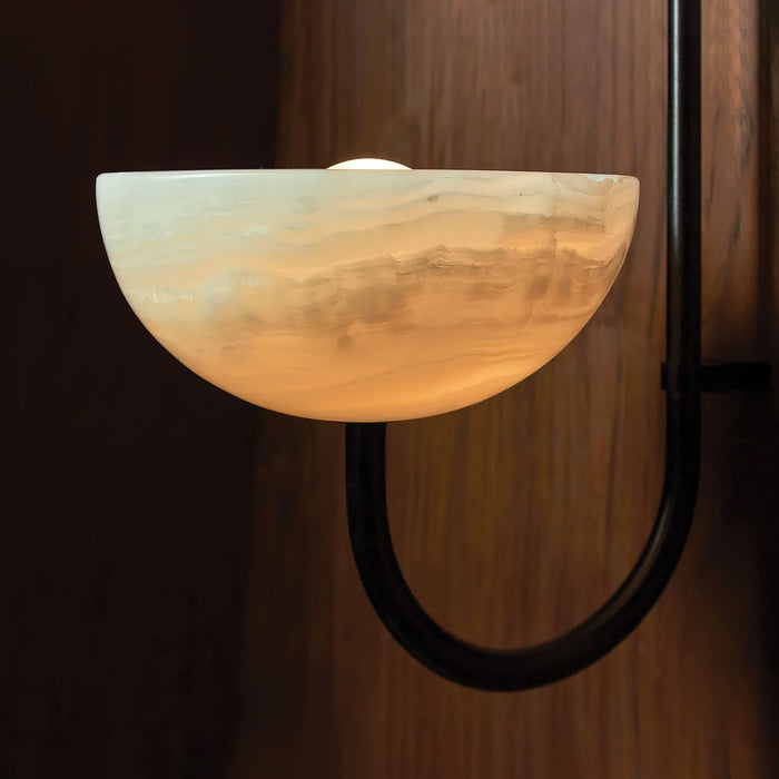 Lunaris Duo Alabaster Pendant Lamp Vakkerlight