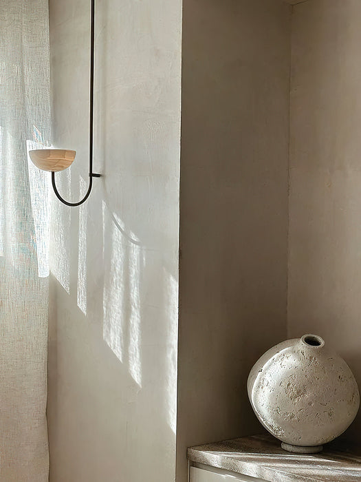 Lunaris Duo Alabaster Pendant Lamp Vakkerlight