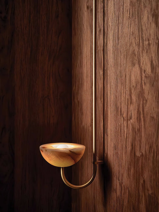 Lunaris Duo Alabaster Pendant Lamp Vakkerlight