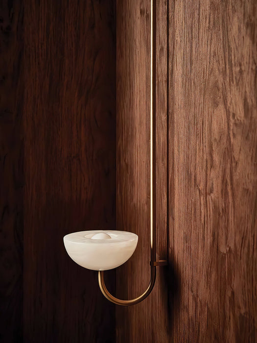Lunaris Duo Alabaster Pendant Lamp Vakkerlight