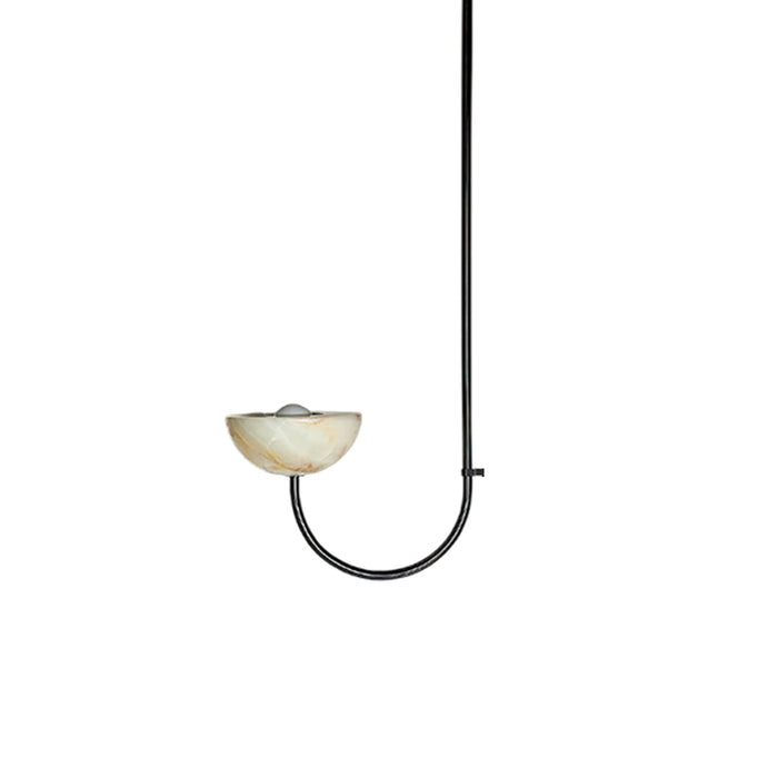 Lunaris Duo Alabaster Pendant Lamp Vakkerlight