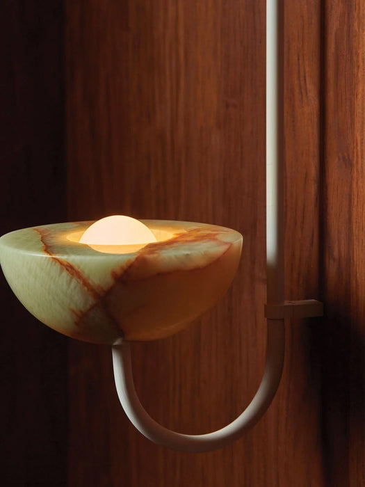 Lunaris Duo Alabaster Pendant Lamp Vakkerlight