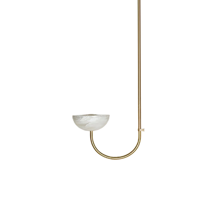 Lunaris Duo Alabaster Pendant Lamp Vakkerlight