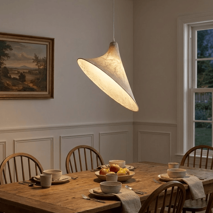 Lunaris Drift Silk Pendant Lamp Vakkerlight