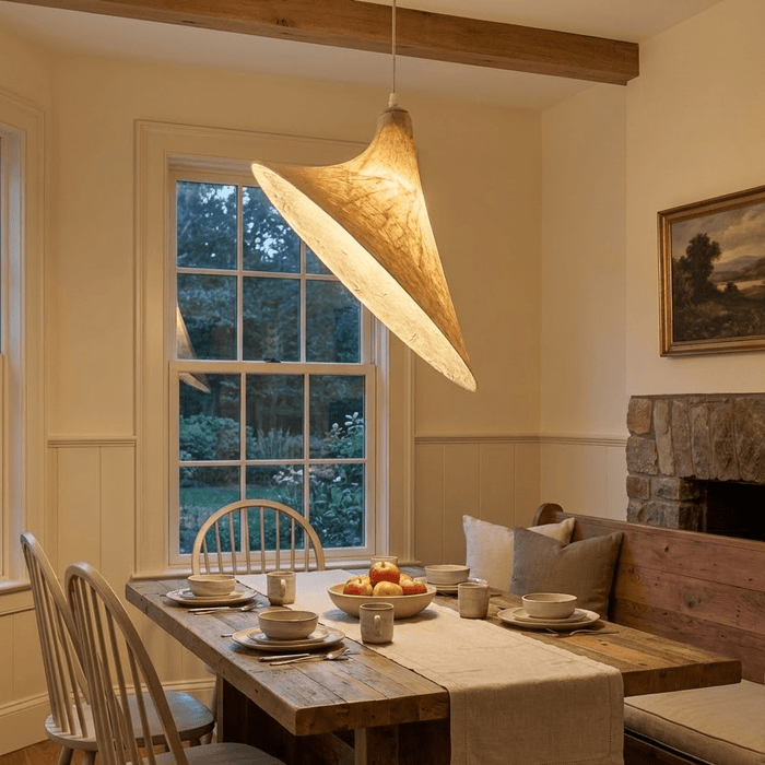 Lunaris Drift Silk Pendant Lamp Vakkerlight