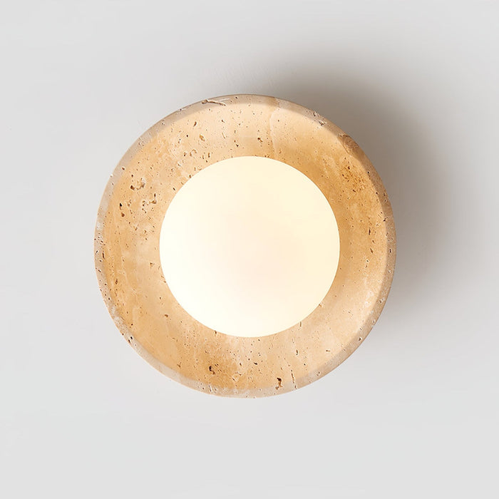 Lunaro Travertine Ceiling Lamp Vakkerlight