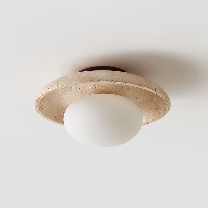 Lunaro Travertine Ceiling Lamp Vakkerlight