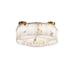 Luxe Alabaster Brass Ceiling Lamp Vakkerlight