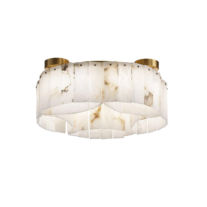 Luxe Alabaster Brass Ceiling Lamp Vakkerlight