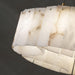 Luxe Alabaster Brass Ceiling Lamp Vakkerlight
