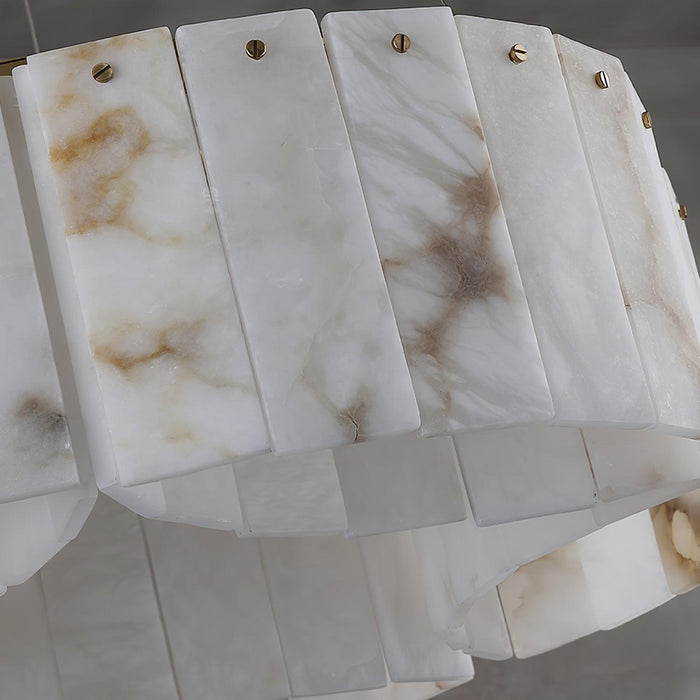 Luxe Alabaster Brass Ceiling Lamp Vakkerlight