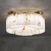 Luxe Alabaster Brass Ceiling Lamp Vakkerlight