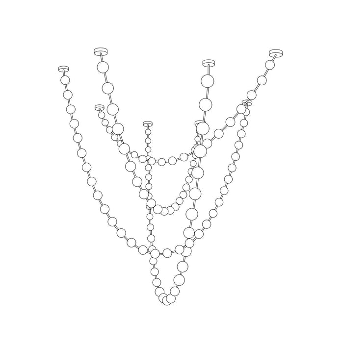 Strand Necklace Chandelier Vakkerlight