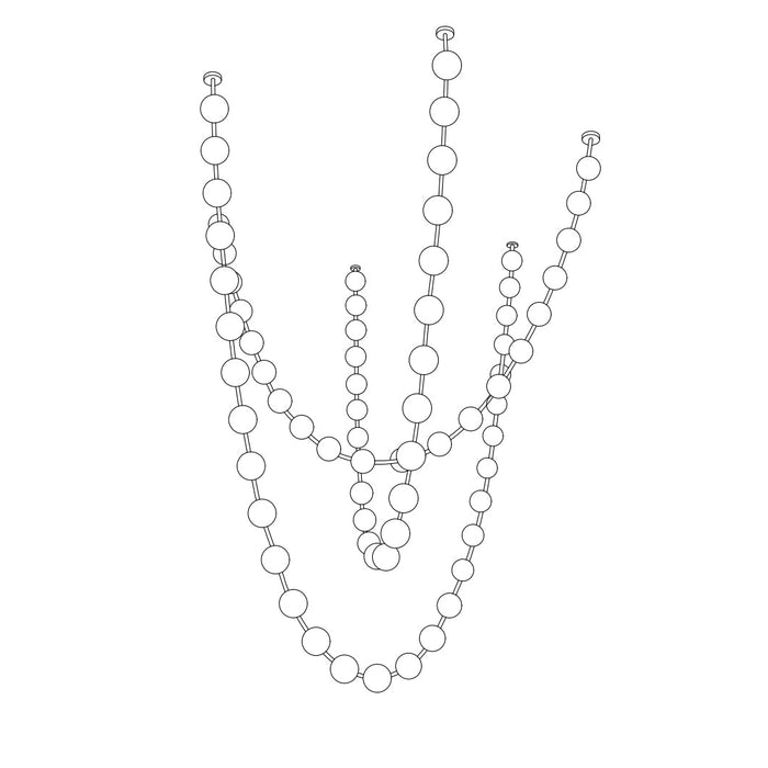 Strand Necklace Chandelier Vakkerlight