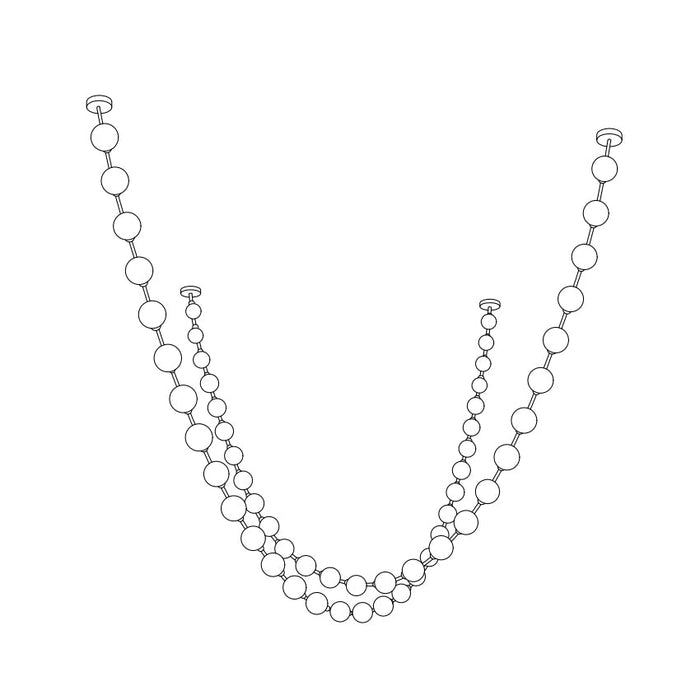 Strand Necklace Chandelier Vakkerlight