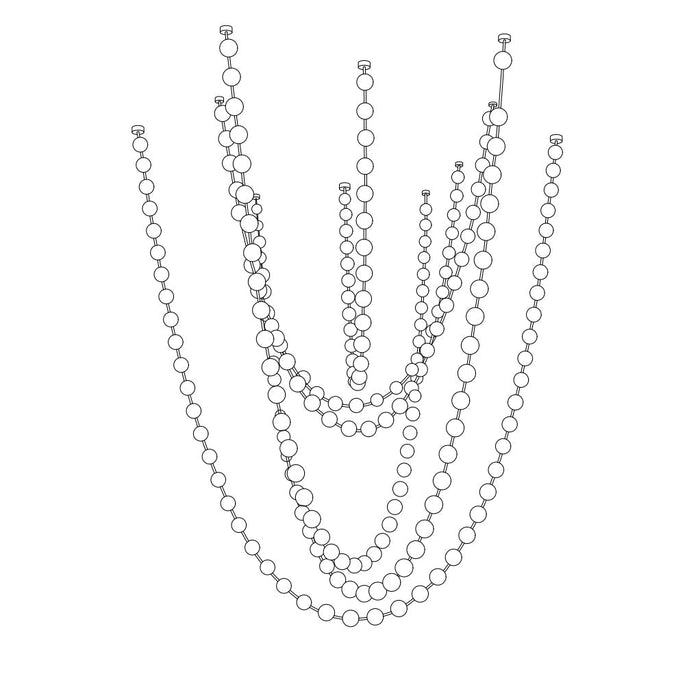Strand Necklace Chandelier Vakkerlight