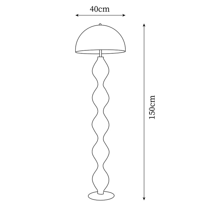 Mara Floor Lamp 17.7″- 59.1″ Simprolos