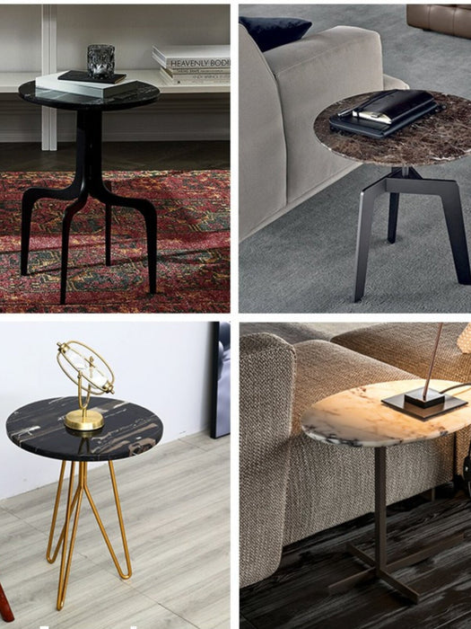 Marble Accent Side Table Vakkerlight