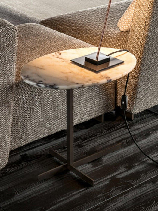 Marble Accent Side Table Vakkerlight