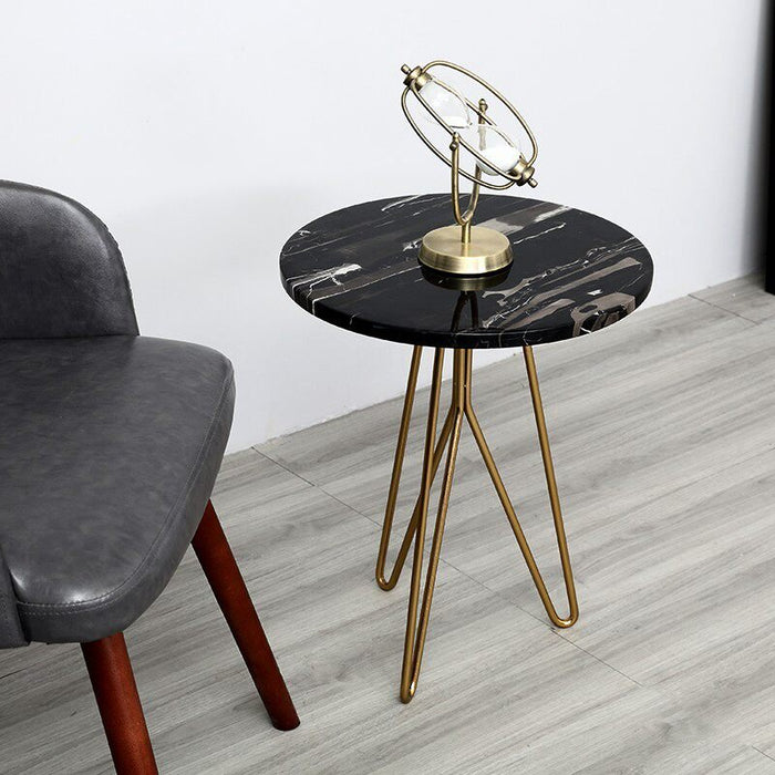 Marble Accent Side Table Vakkerlight