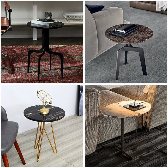 Marble Accent Side Table Vakkerlight