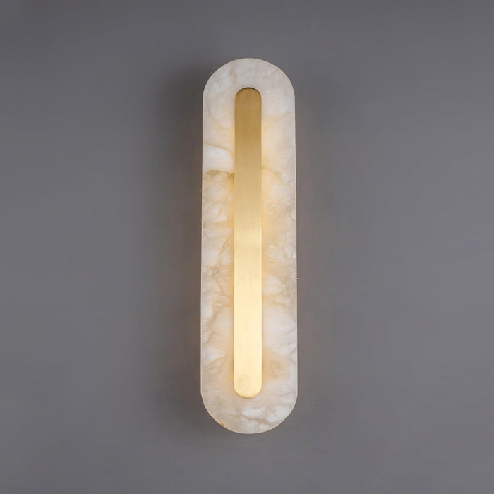 Alabaster Rounded Wall Light Vakkerlight