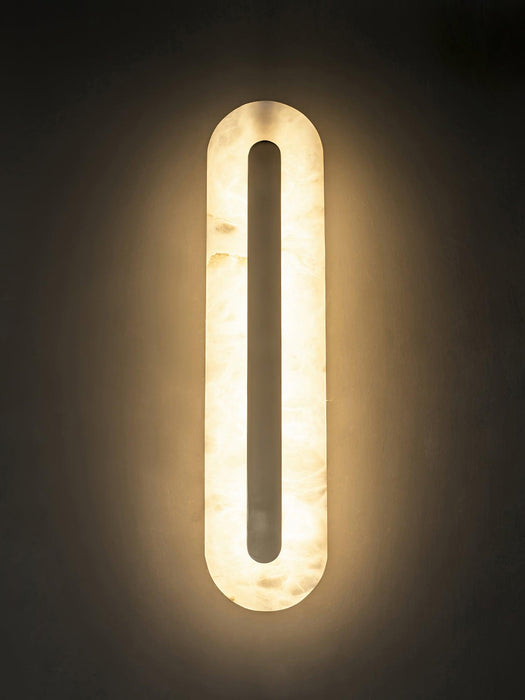Alabaster Rounded Wall Light Vakkerlight