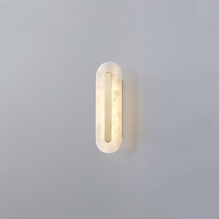 Alabaster Rounded Wall Light Vakkerlight