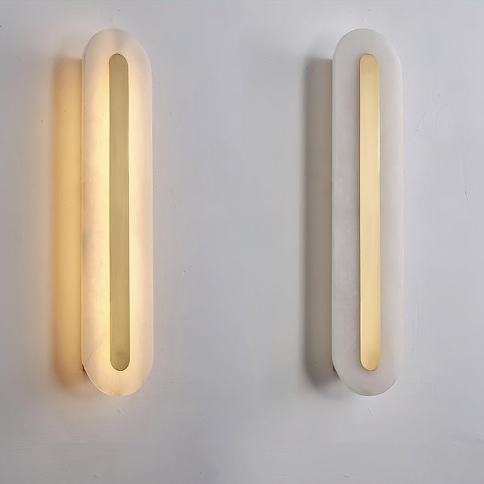 Alabaster Rounded Wall Light Vakkerlight