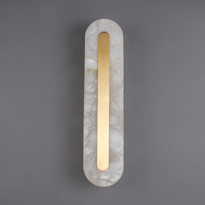 Alabaster Rounded Wall Light Vakkerlight