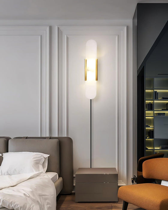 Oblong Alabaster Plug-in Wall Sconce Vakkerlight