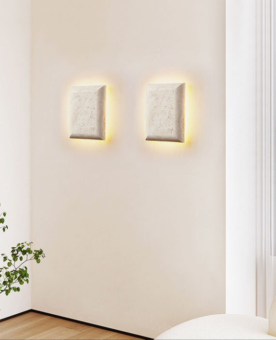 Mesa Glow Travertine Sconce Vakkerlight