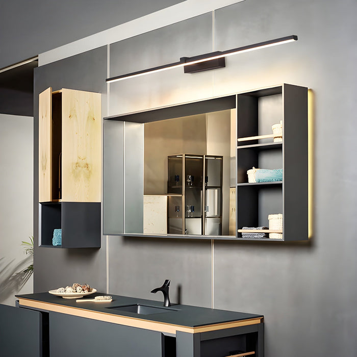 Metal Linear Mirror Wall Light Vakkerlight