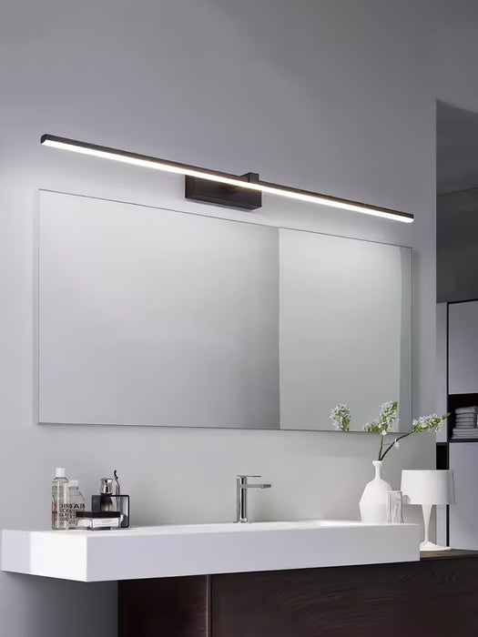 Metal Linear Mirror Wall Light Vakkerlight