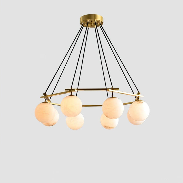 Miira Alabaster Chandelier Vakkerlight
