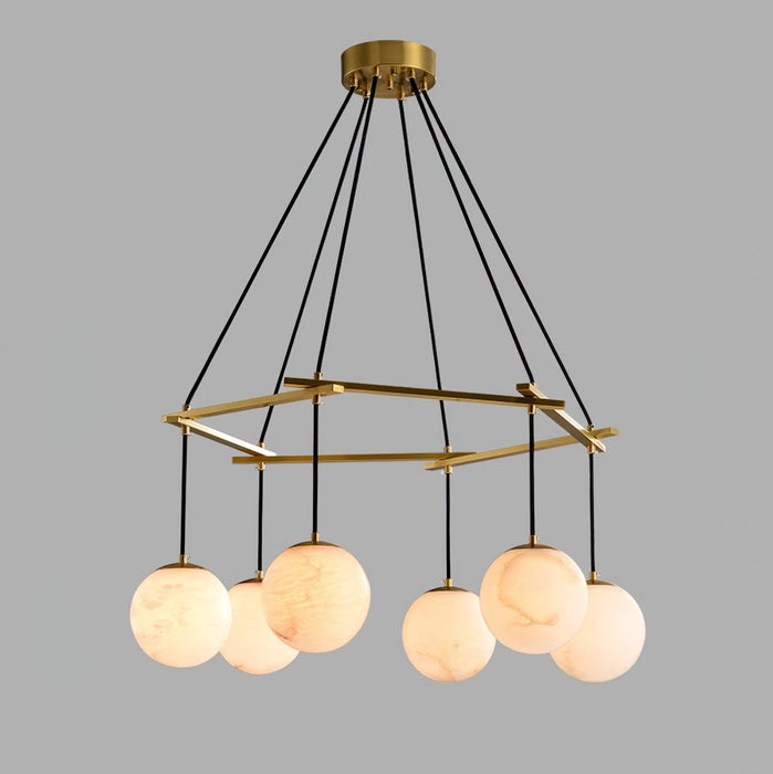 Miira Alabaster Chandelier Vakkerlight