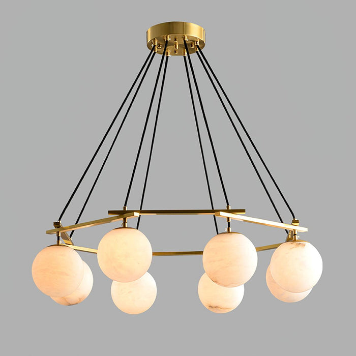 Miira Alabaster Chandelier Vakkerlight