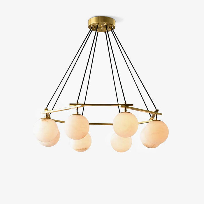 Miira Alabaster Chandelier Vakkerlight