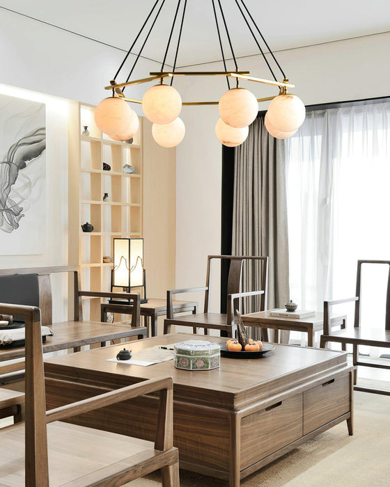 Miira Alabaster Chandelier Vakkerlight