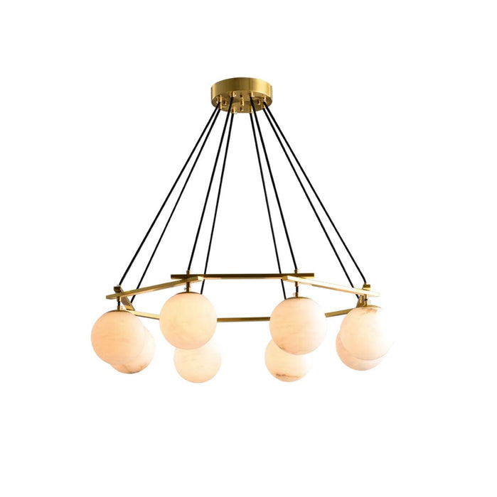 Miira Alabaster Chandelier Vakkerlight