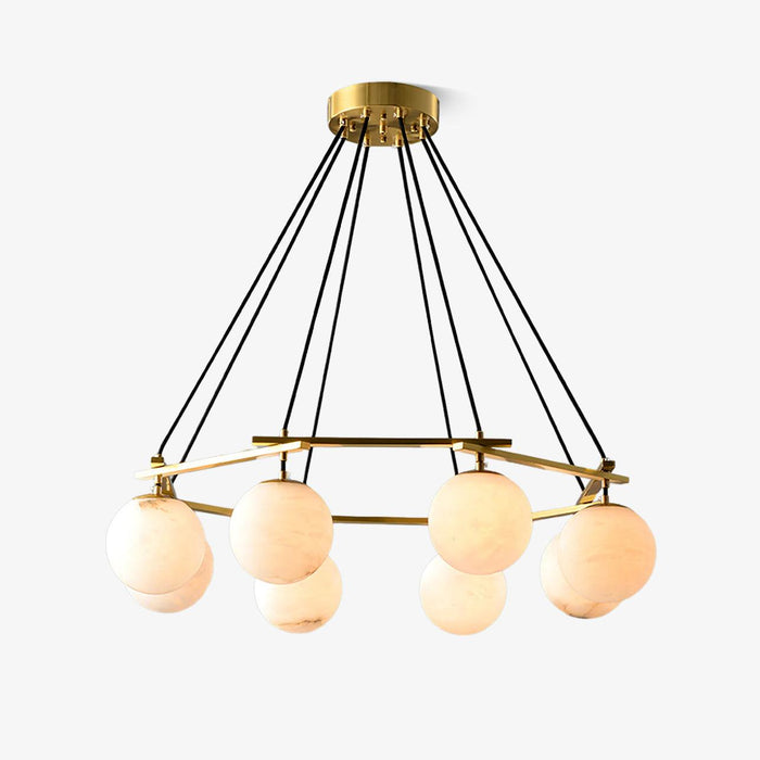 Miira Alabaster Chandelier Vakkerlight