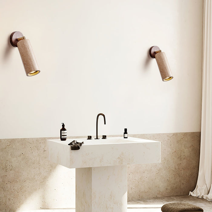 Milo Travertine Wall Spotlight Vakkerlight