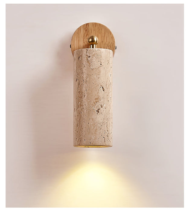Milo Travertine Wall Spotlight Vakkerlight