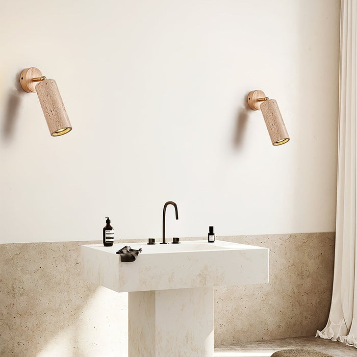Milo Travertine Wall Spotlight Vakkerlight