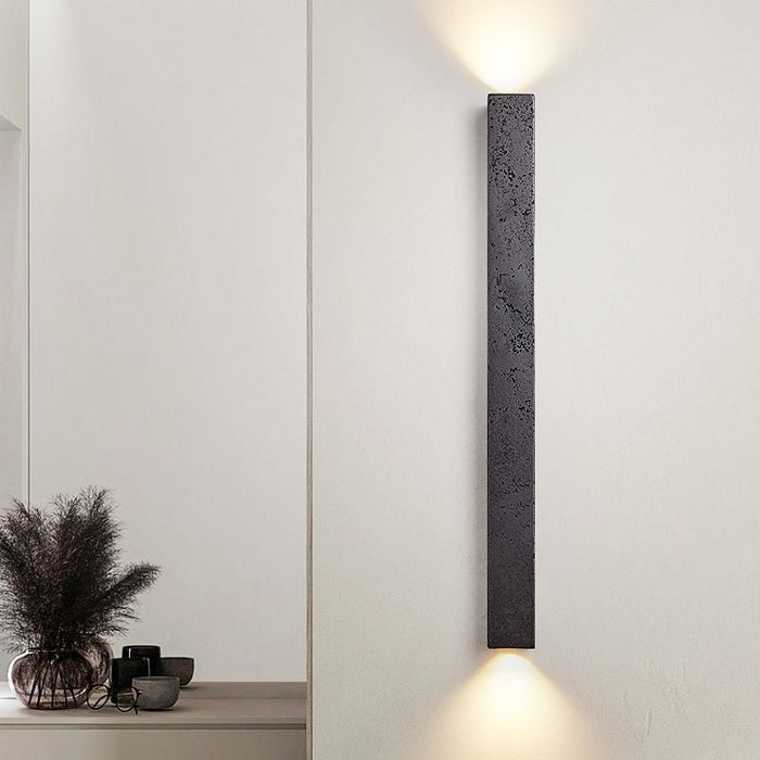 Minimalist Stone Finish Wall Lamp Vakkerlight