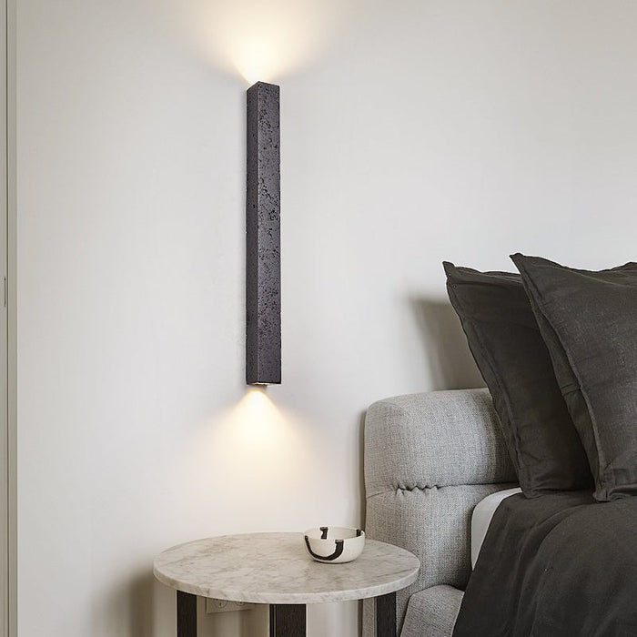 Minimalist Stone Finish Wall Lamp Vakkerlight