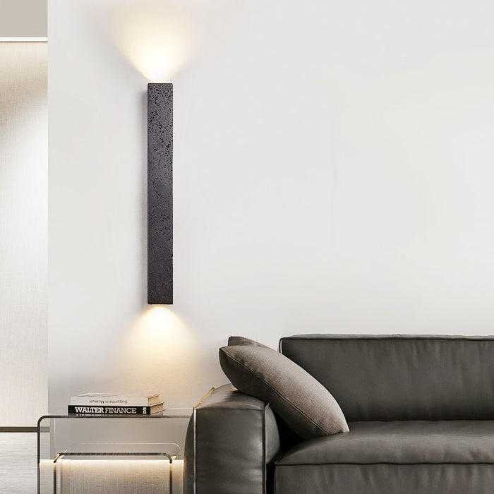 Minimalist Stone Finish Wall Lamp Vakkerlight
